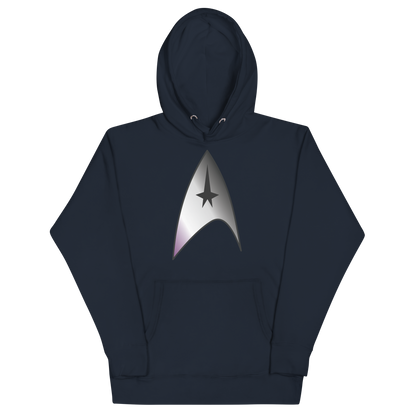 Starfleet Insignia - Asexual/Demisexual Pride Unisex Hoodie