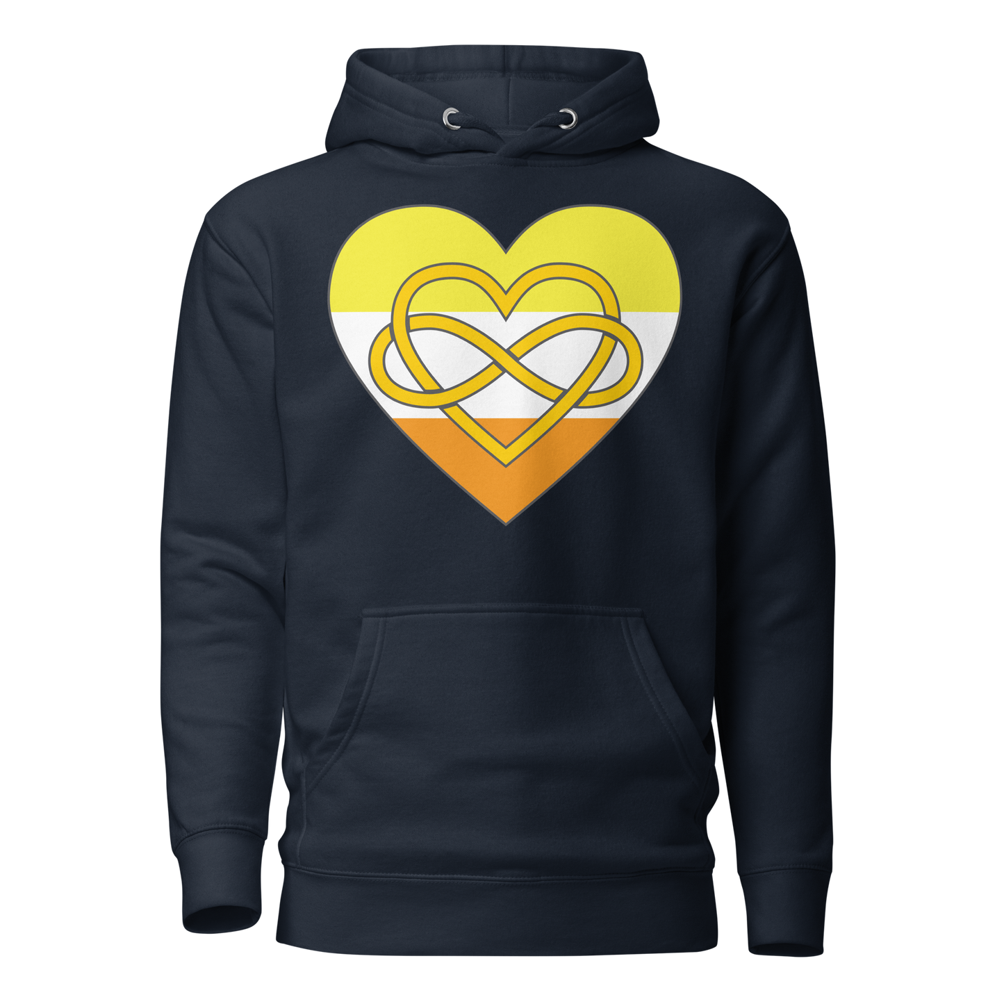 Polyamory Infinity Heart Maverique Pride Unisex Hoodie