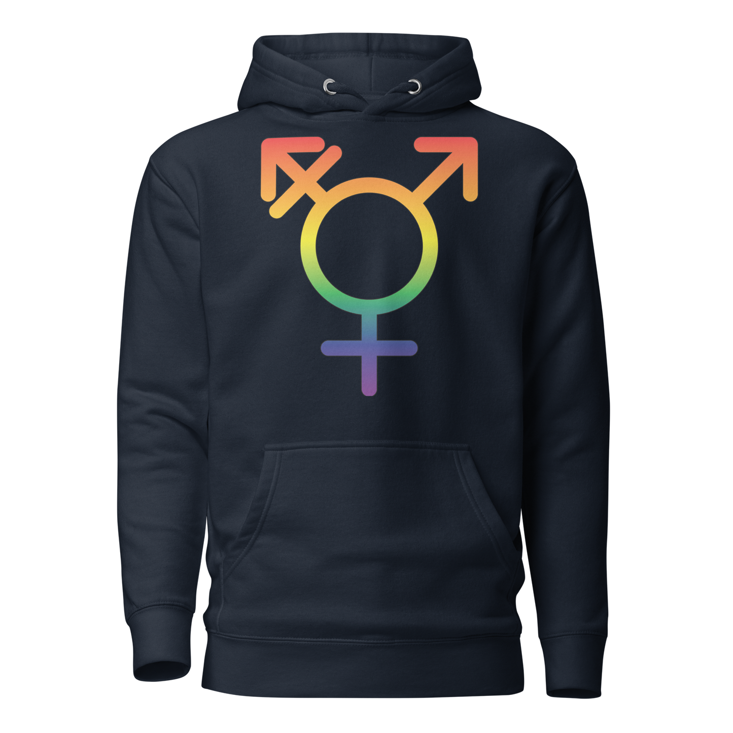 Transgender Symbol - Rainbow Pride Unisex Hoodie