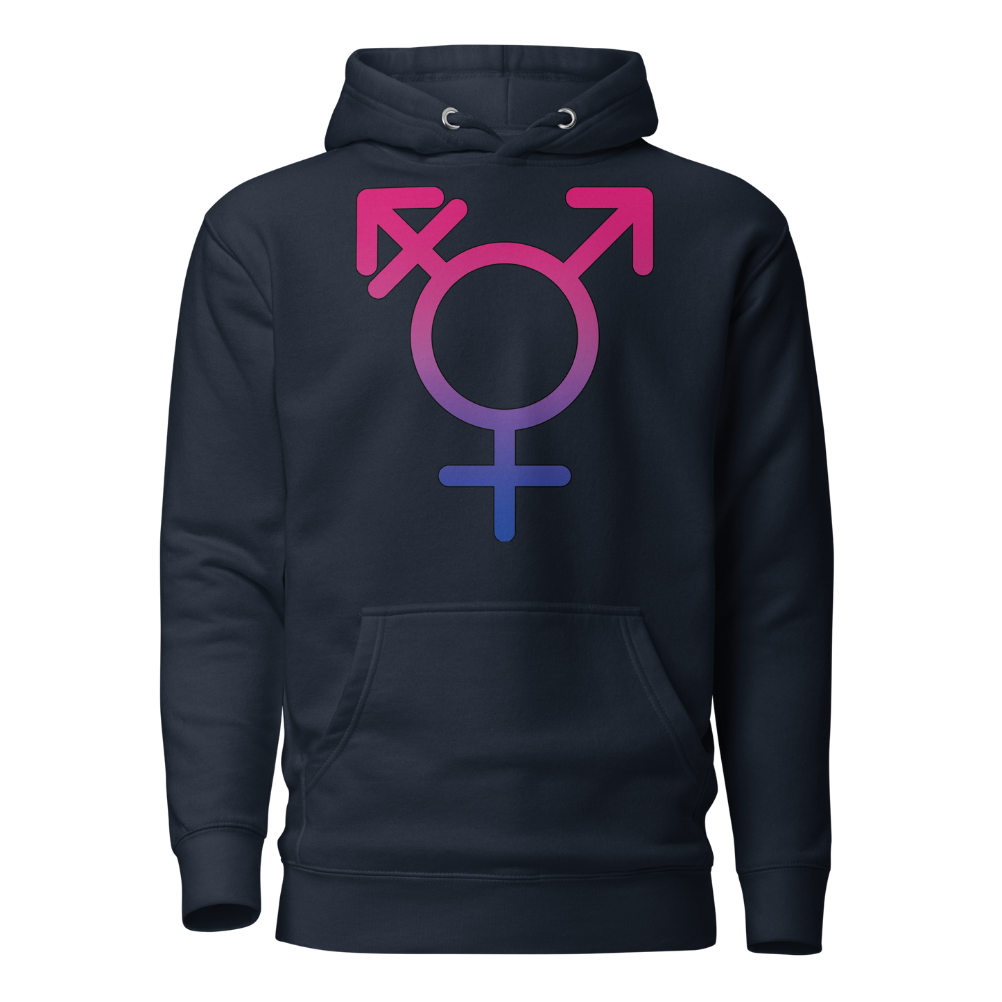 Transgender Symbol - Bisexual Pride Unisex Hoodie