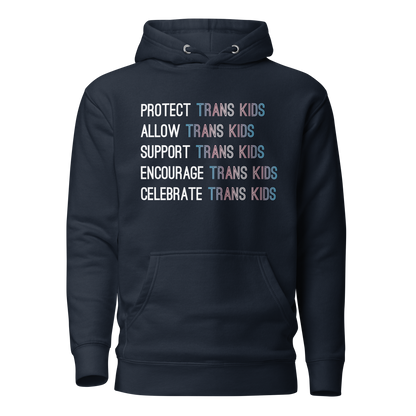 Support Trans Kids Unisex Hoodie