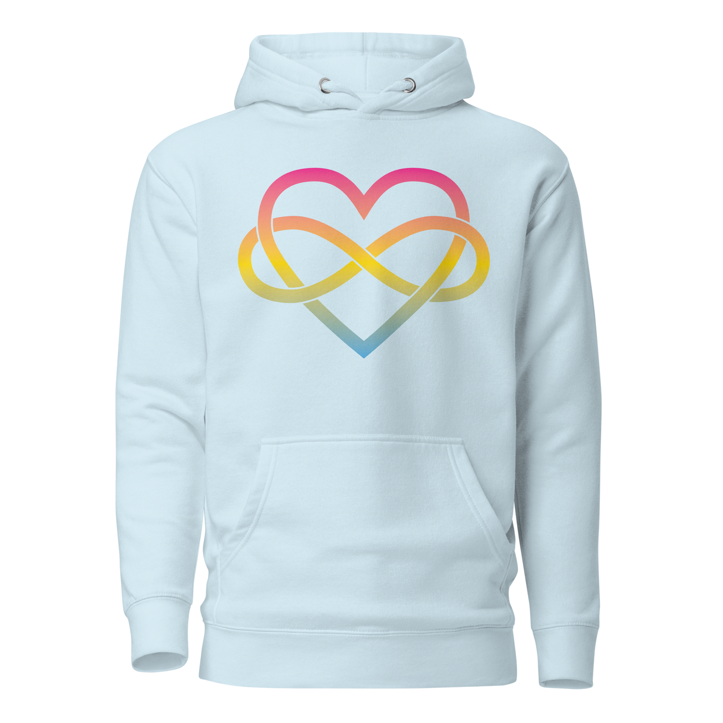 Polyamory Infinity Heart - Pansexual Unisex Hoodie