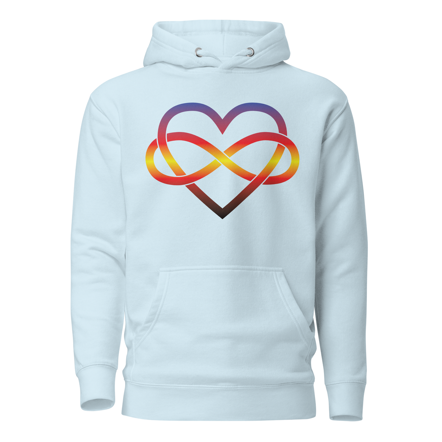 Polyamory Infinity Heart - Polyamory Unisex Hoodie