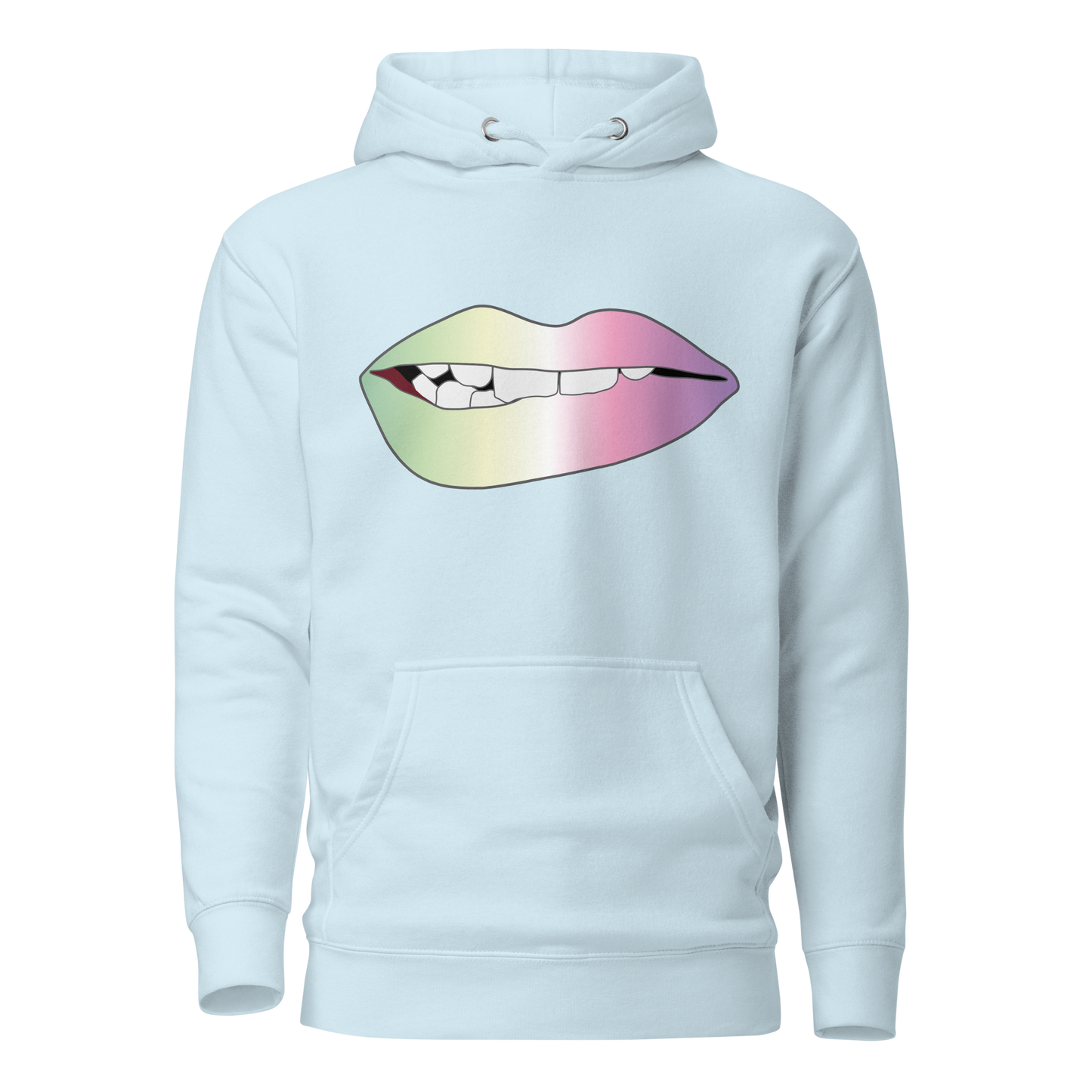 Biting Lips - Genderfae Pride - Gradient Unisex Hoodie