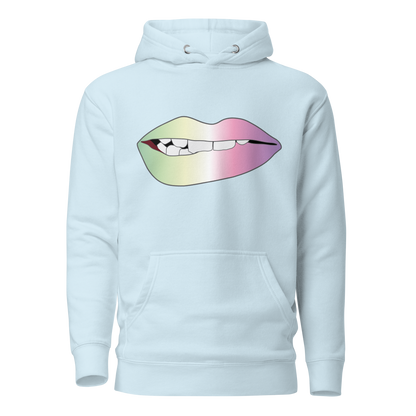 Biting Lips - Genderfae Pride - Gradient Unisex Hoodie