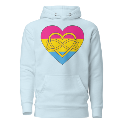 Polyamory Infinity Heart Pansexual Pride Unisex Hoodie