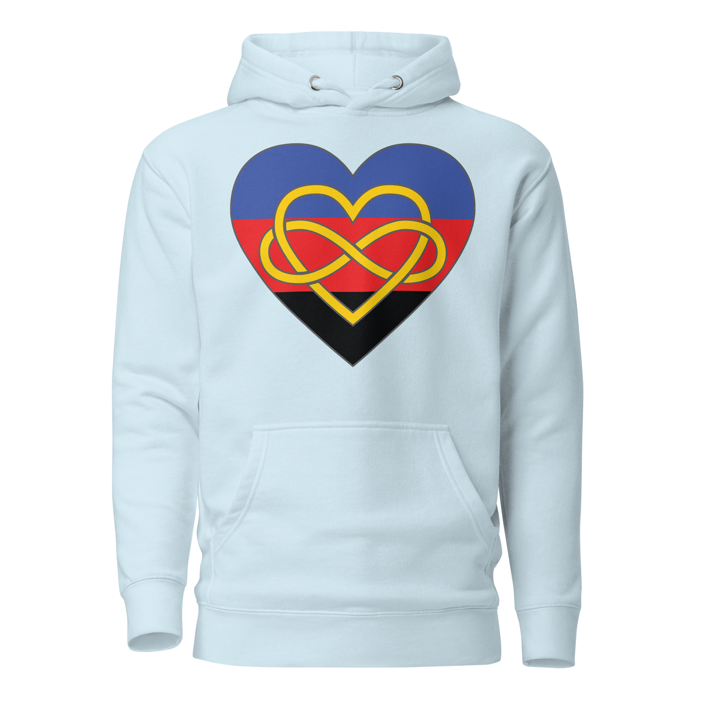 Polyamory Infinity Heart Pride Unisex Hoodie