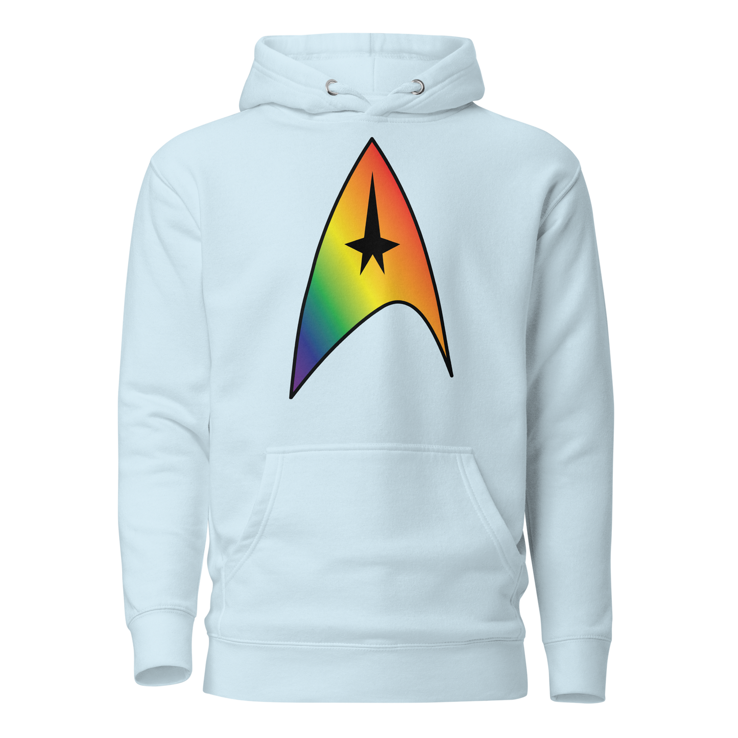 Starfleet Insignia - Rainbow Pride Unisex Hoodie