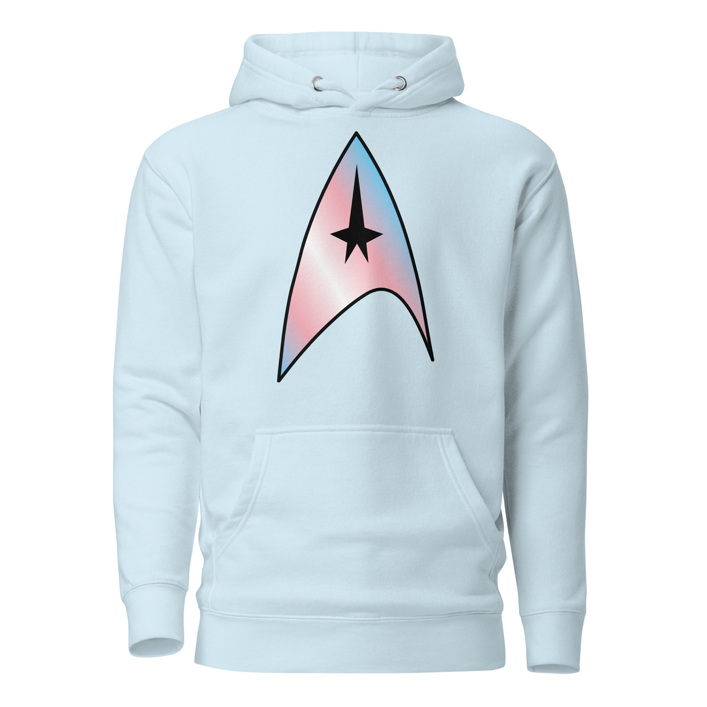 Starfleet Insignia - Trans Pride Unisex Hoodie