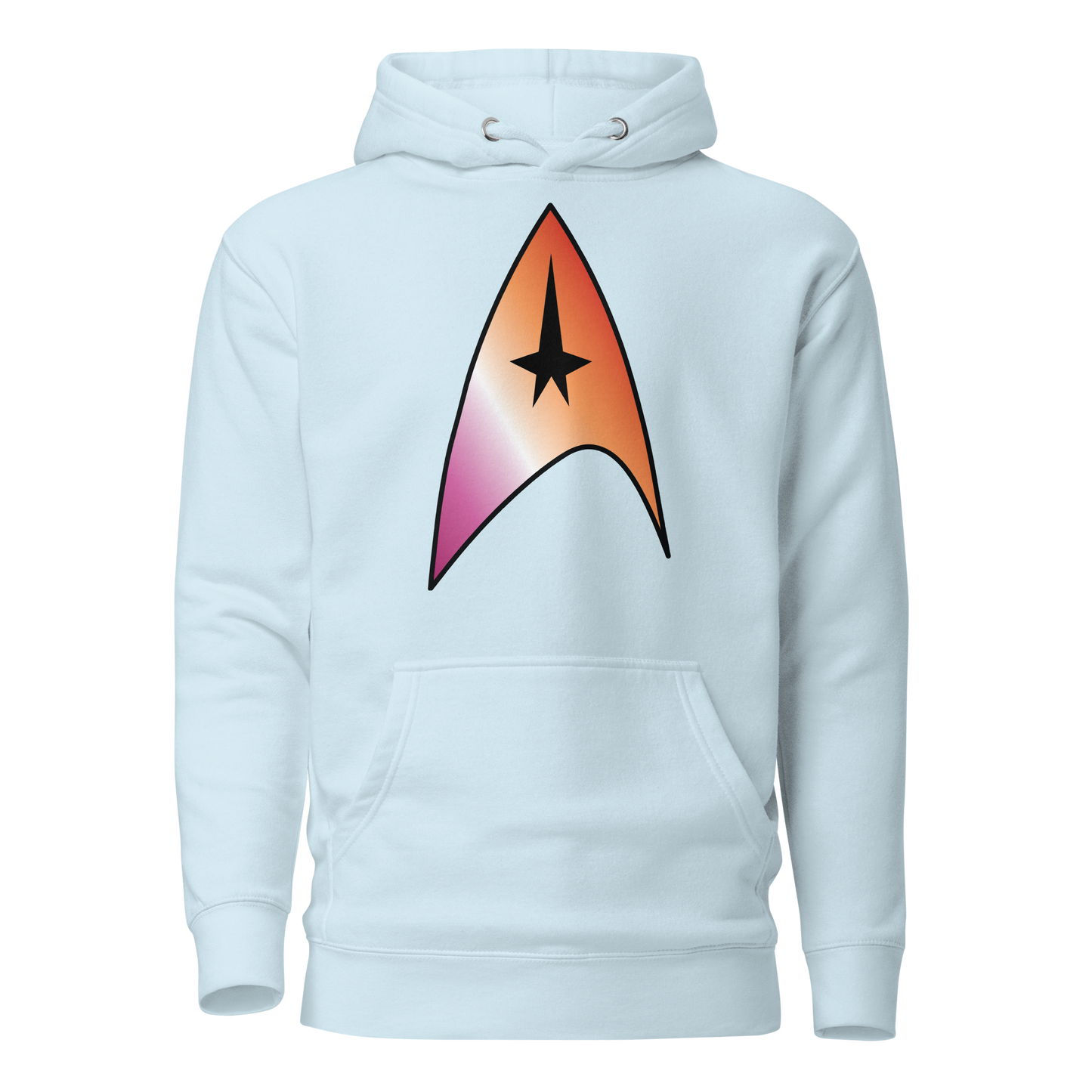 Starfleet Insignia - Lesbian Pride Unisex Hoodie