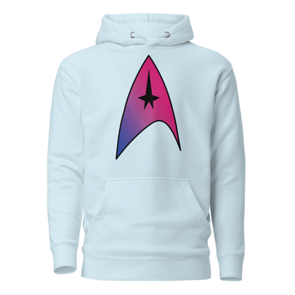 Starfleet Insignia - Bisexual Pride Unisex Hoodie