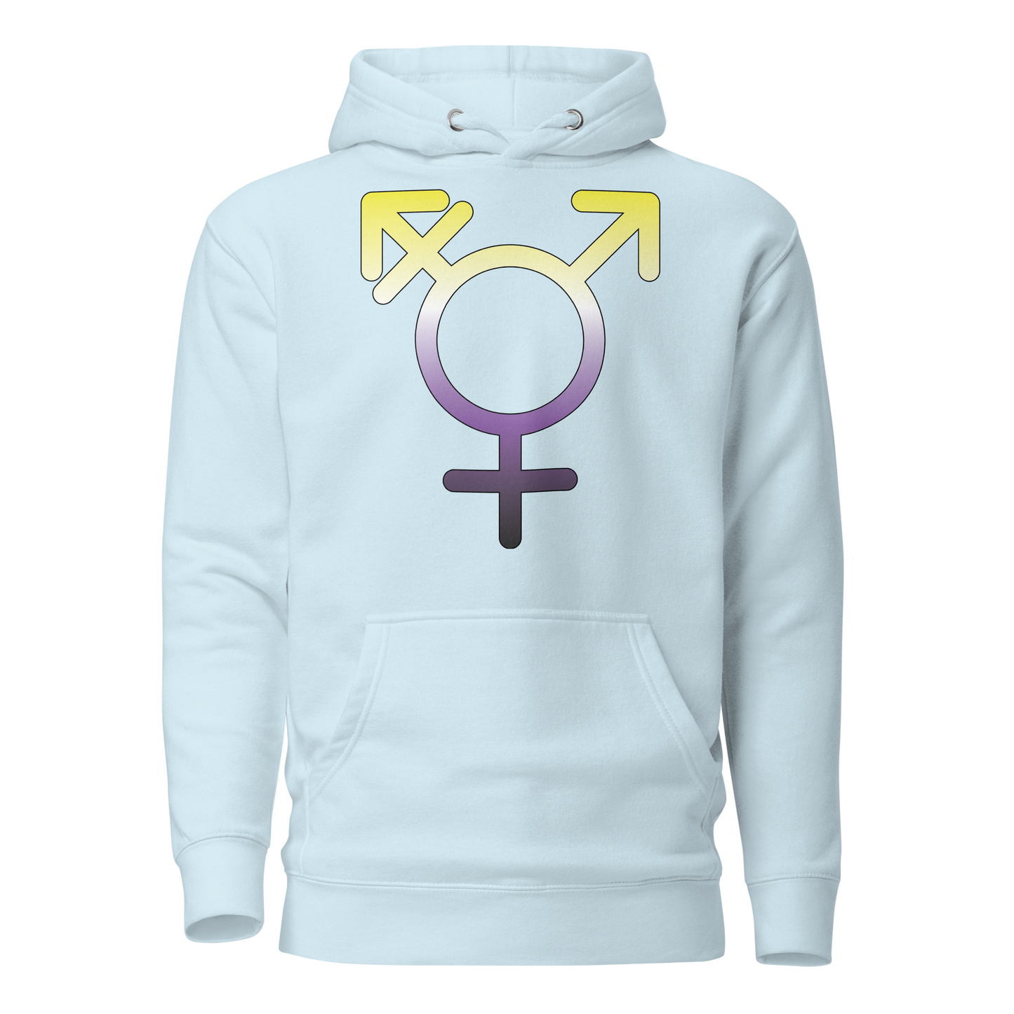 Transgender Symbol - Non-binary Pride Unisex Hoodie