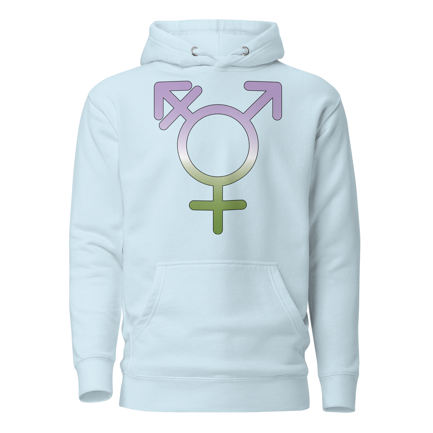 Transgender Symbol - Genderqueer Pride Unisex Hoodie