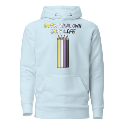 Draw Your Own Enby Life Unisex Hoodie