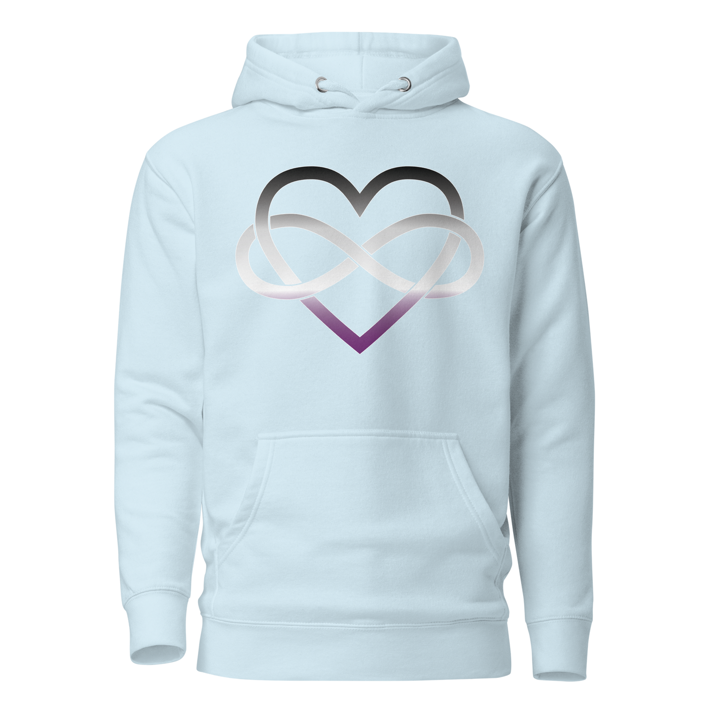 Polyamory Infinity Heart - Asexual/Demisexual Unisex Hoodie