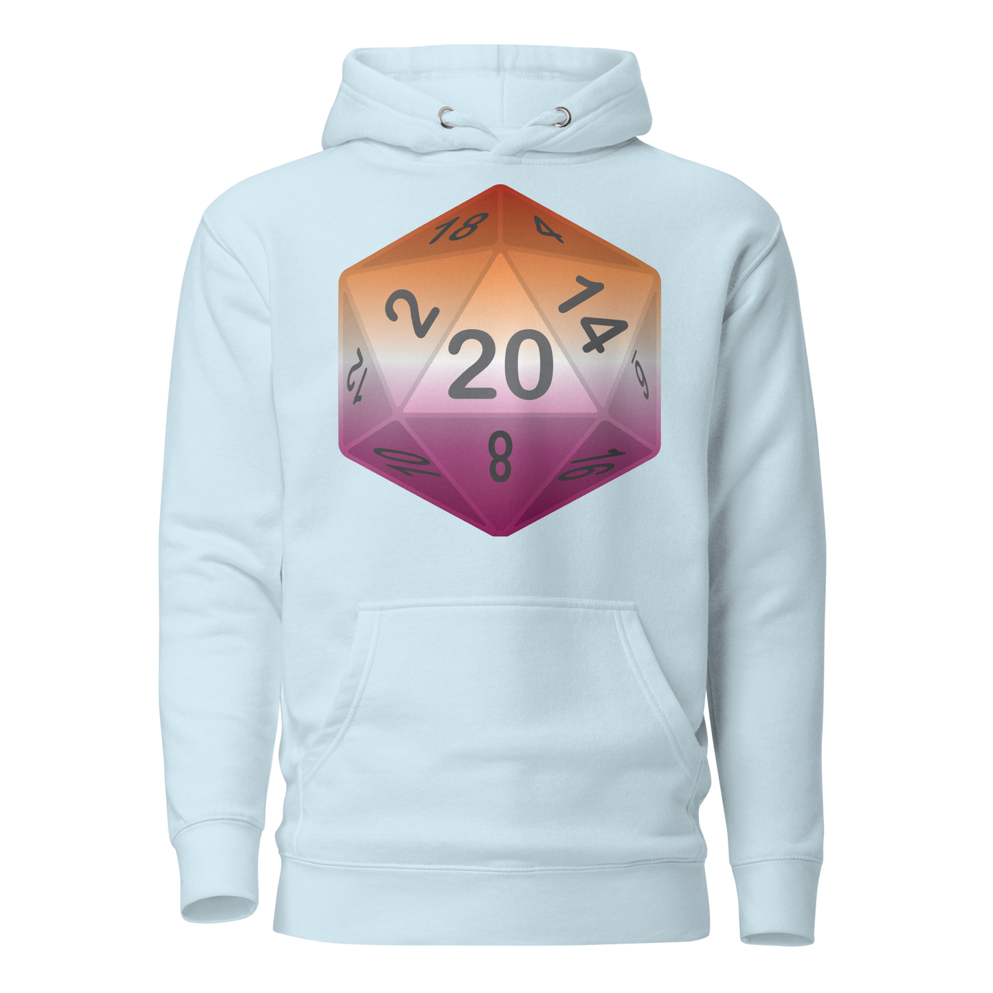 Pride Dice - Lesbian Unisex Hoodie