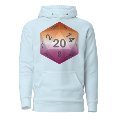 Pride Dice - Lesbian Unisex Hoodie