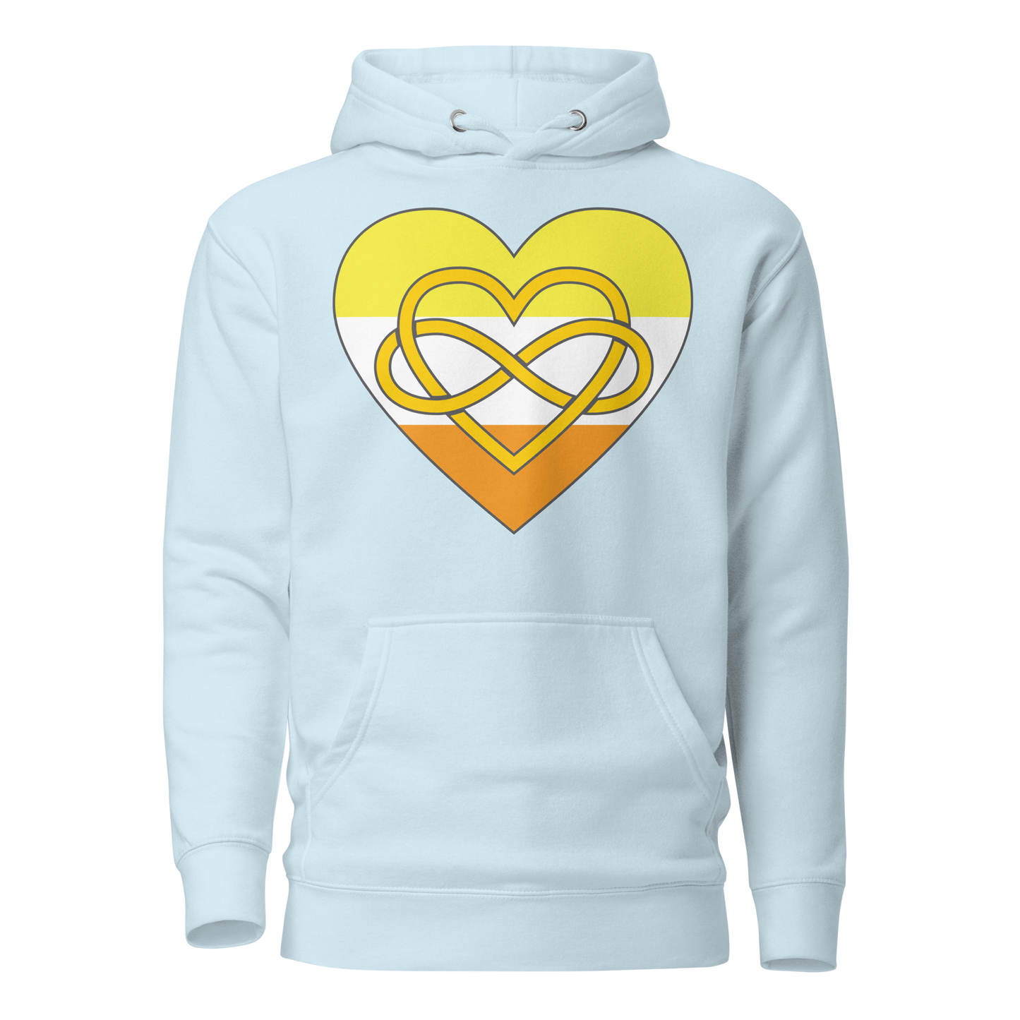 Polyamory Infinity Heart Maverique Pride Unisex Hoodie