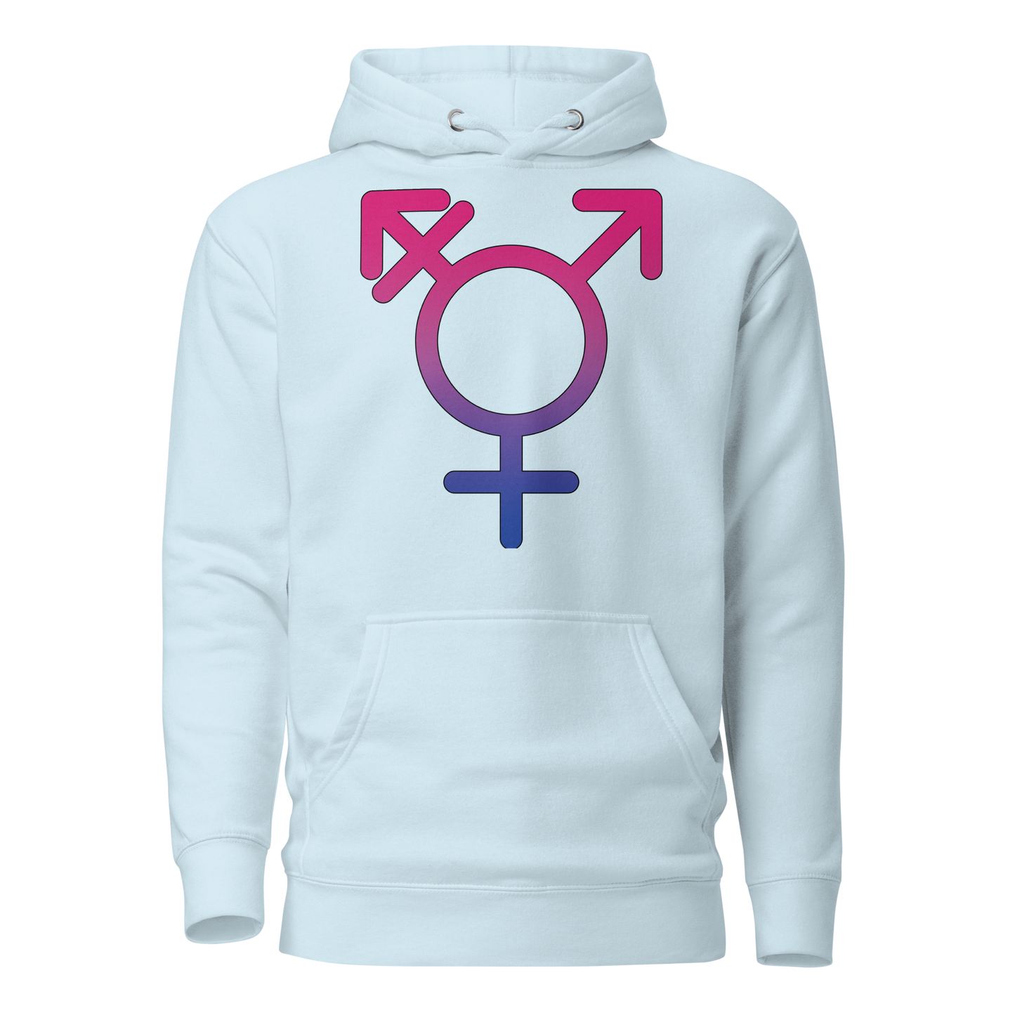 Transgender Symbol - Bisexual Pride Unisex Hoodie