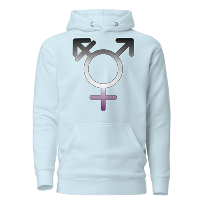 Transgender Symbol - Asexual/Demisexual Pride Unisex Hoodie