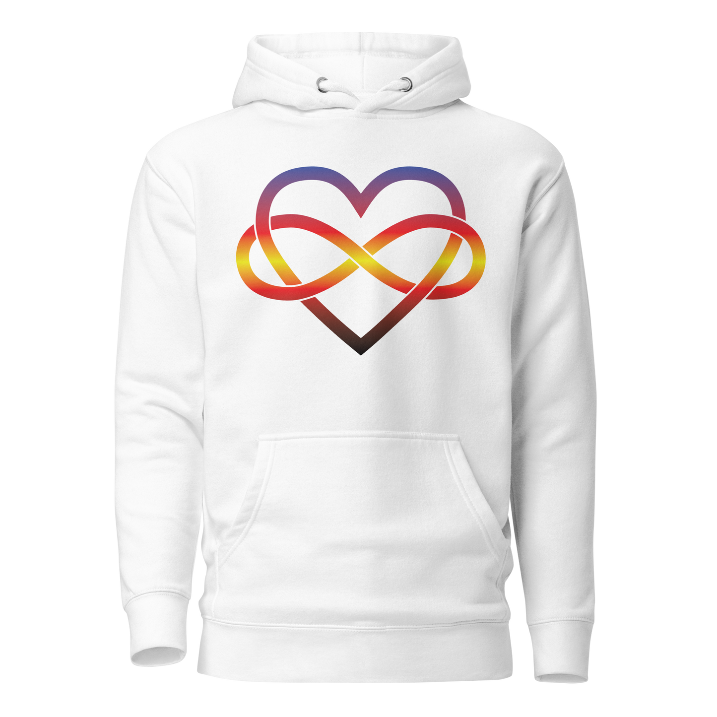 Polyamory Infinity Heart - Polyamory Unisex Hoodie