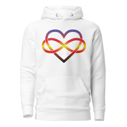 Polyamory Infinity Heart - Polyamory Unisex Hoodie