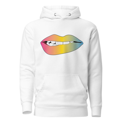 Biting Lips - Pansexual Pride - Gradient Unisex Hoodie