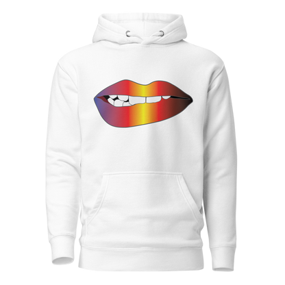 Biting Lips - Polyamory Pride - Gradient Unisex Hoodie