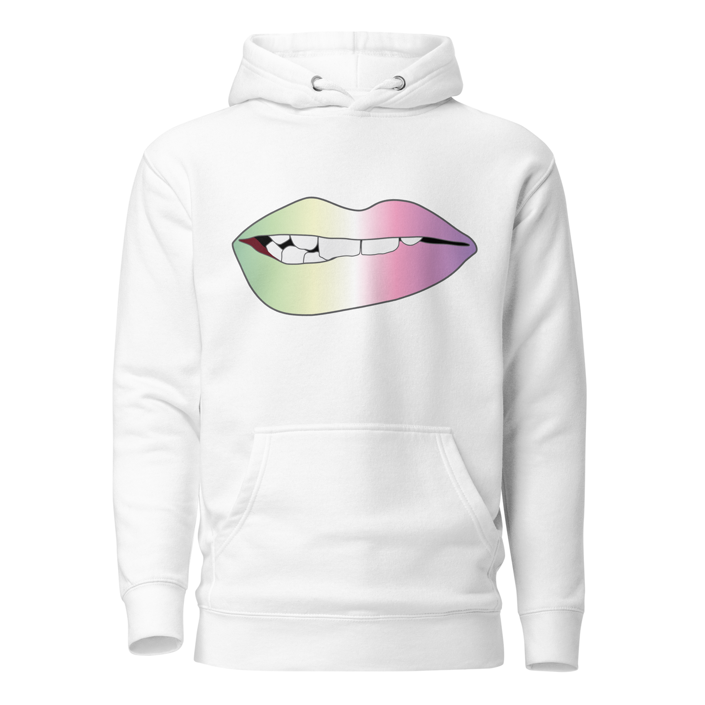 Biting Lips - Genderfae Pride - Gradient Unisex Hoodie