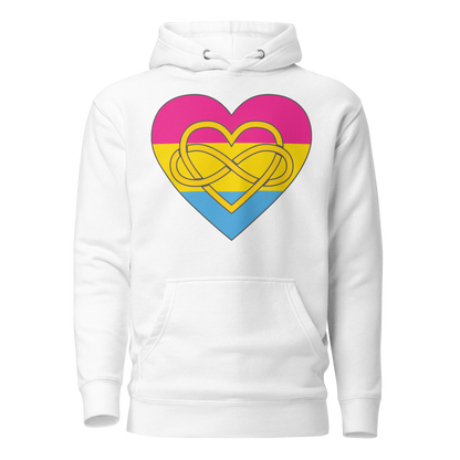 Polyamory Infinity Heart Pansexual Pride Unisex Hoodie