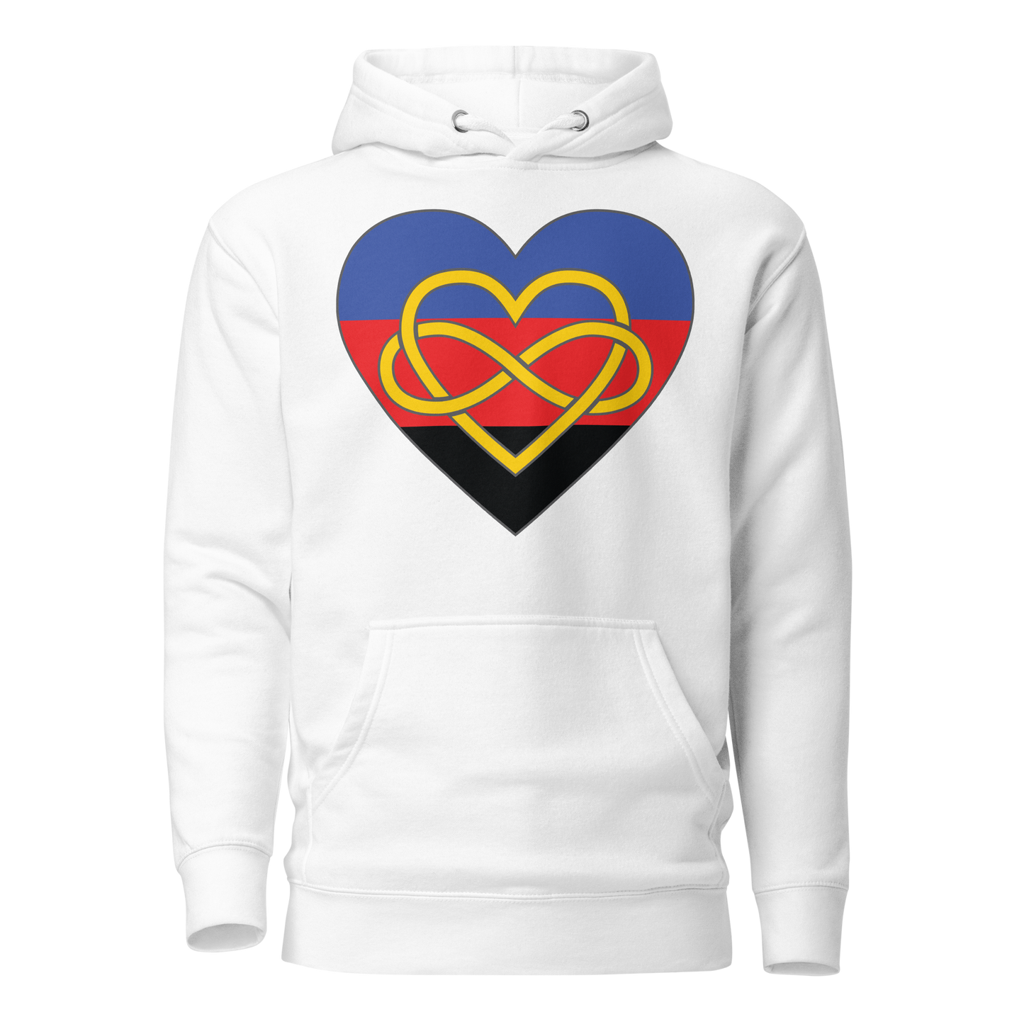 Polyamory Infinity Heart Pride Unisex Hoodie