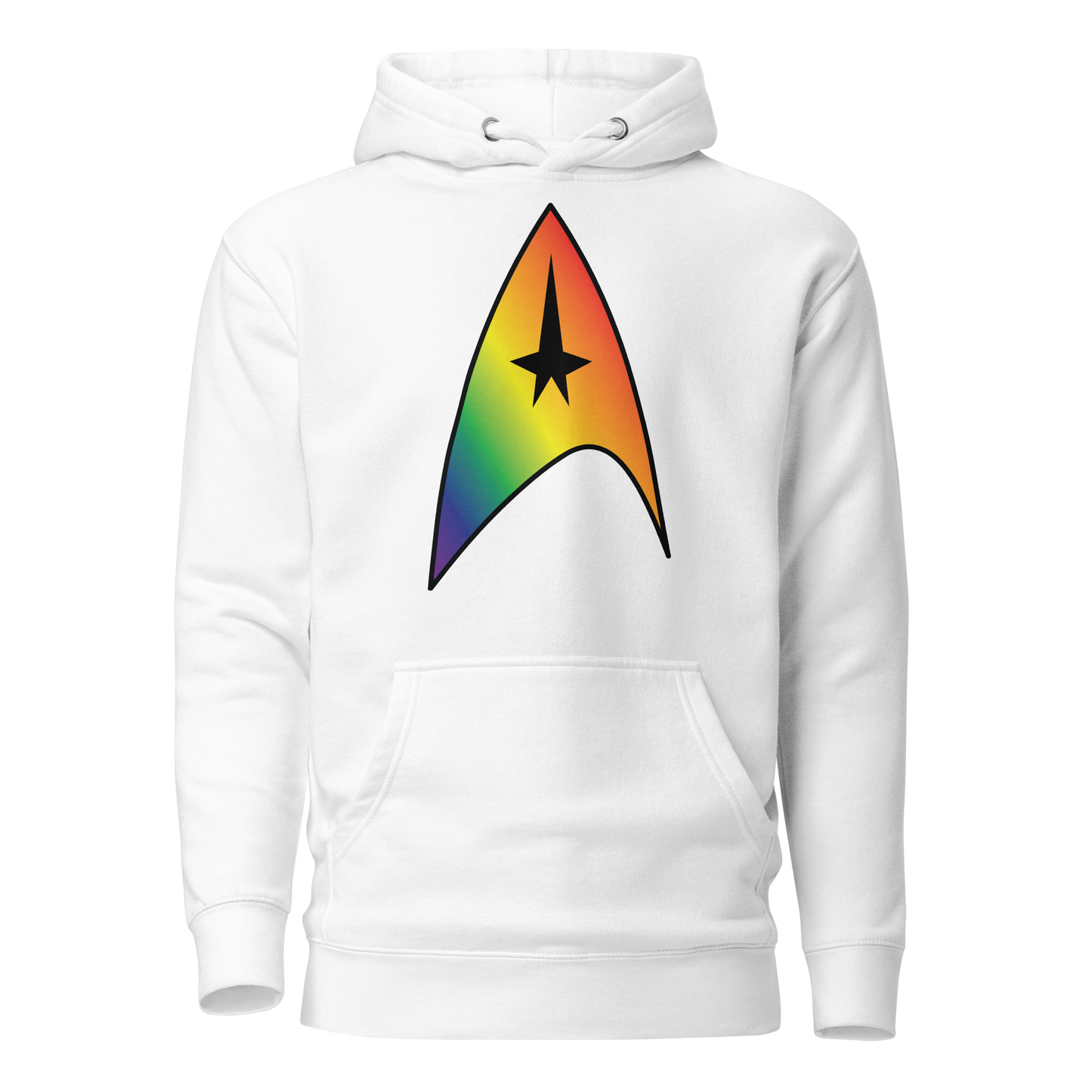 Starfleet Insignia - Rainbow Pride Unisex Hoodie