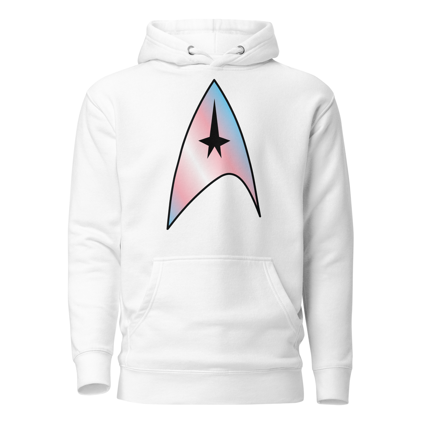 Starfleet Insignia - Trans Pride Unisex Hoodie