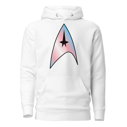 Starfleet Insignia - Trans Pride Unisex Hoodie