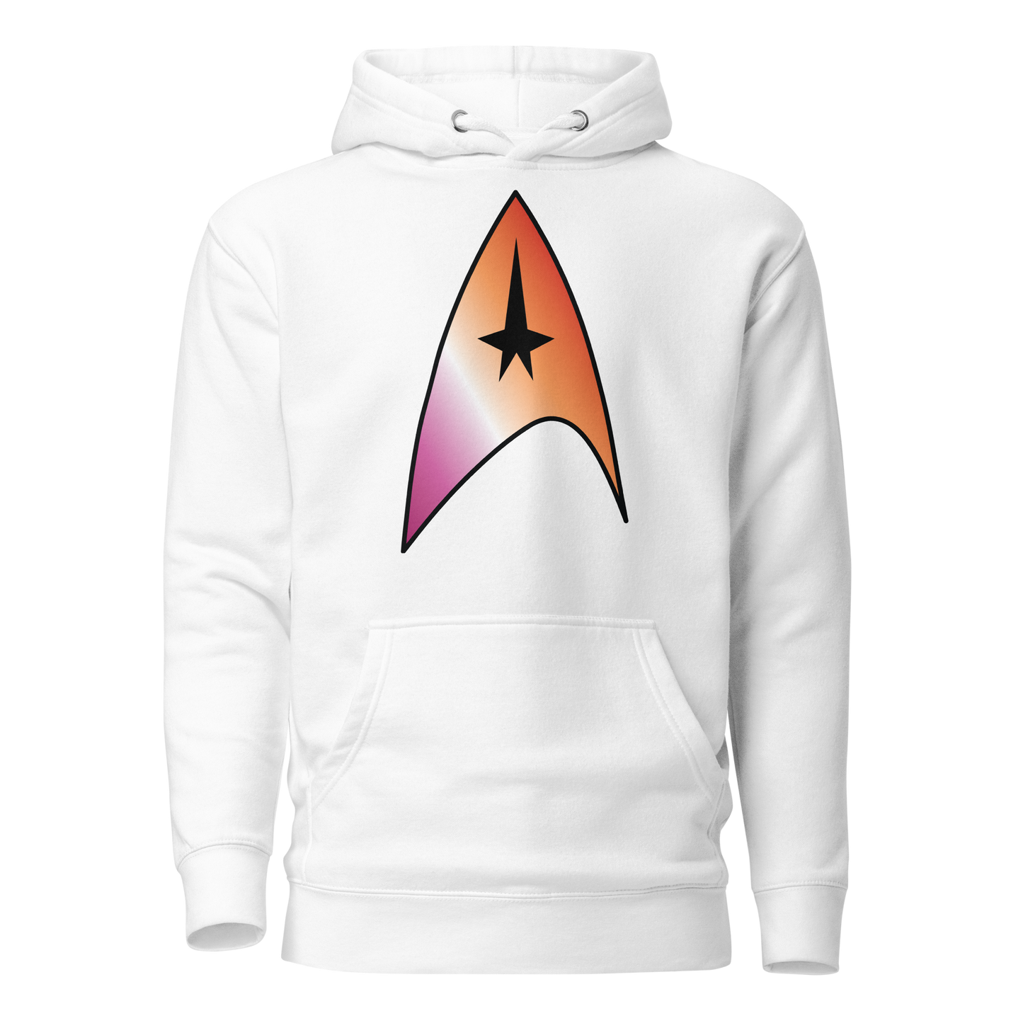 Starfleet Insignia - Lesbian Pride Unisex Hoodie