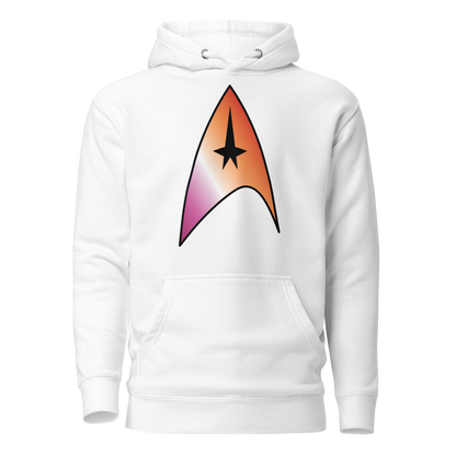 Starfleet Insignia - Lesbian Pride Unisex Hoodie