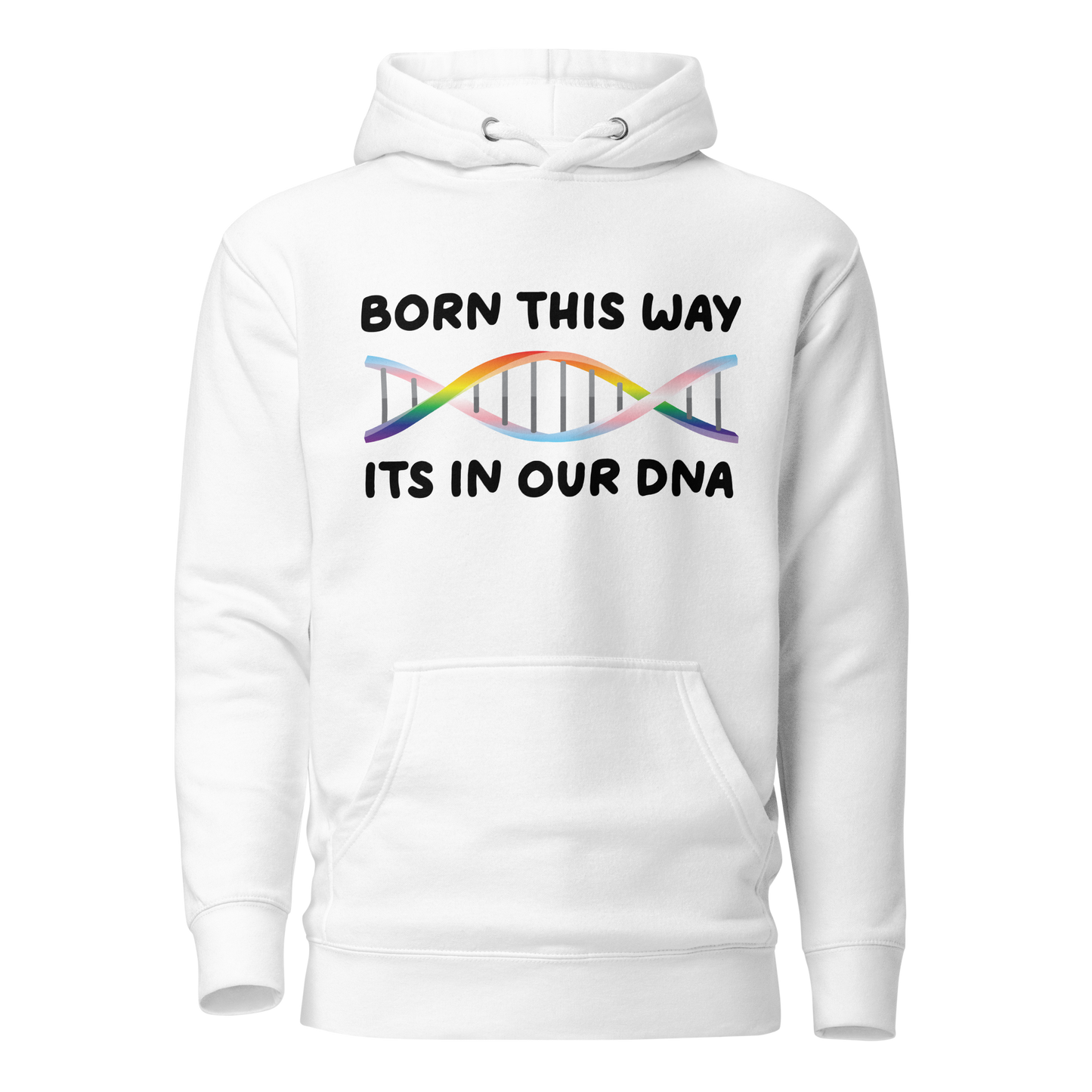 Born This Way - Rainbow/Trans Unisex Hoodie