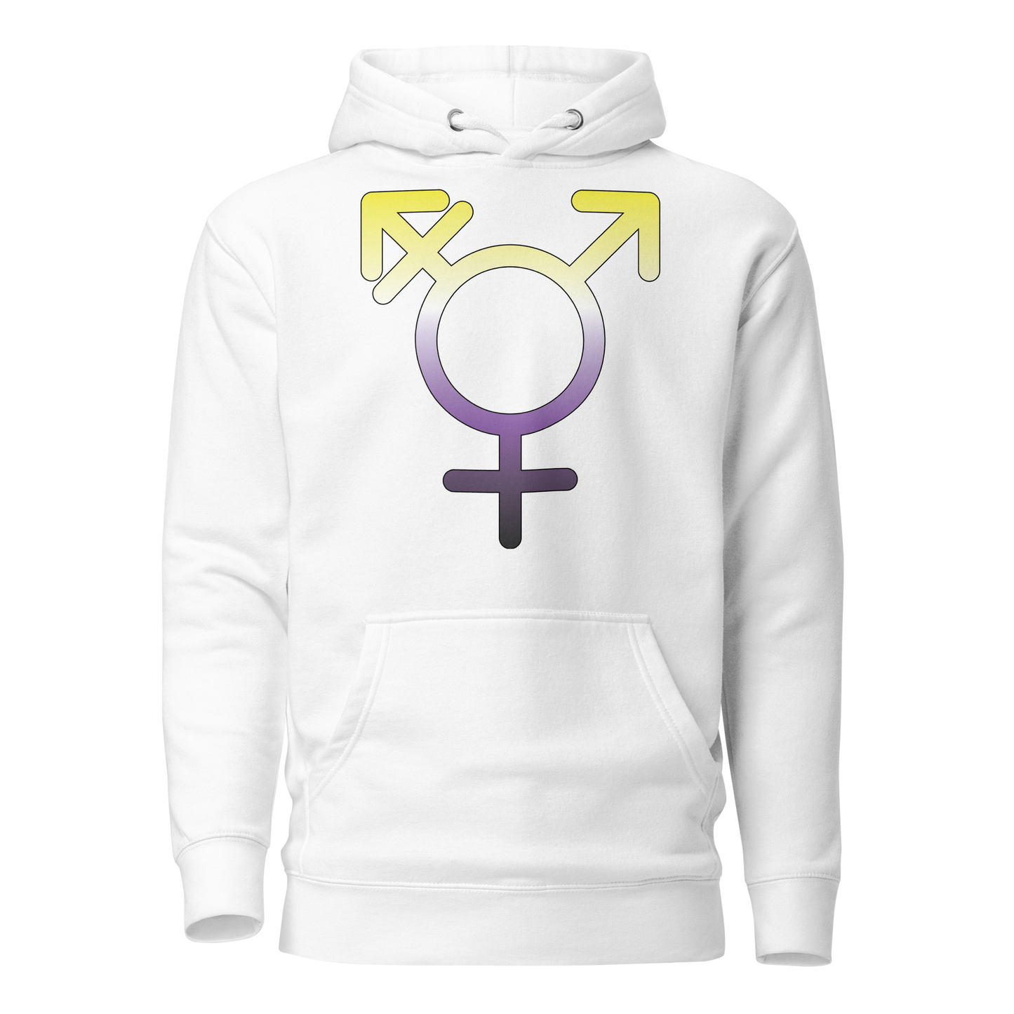 Transgender Symbol - Non-binary Pride Unisex Hoodie