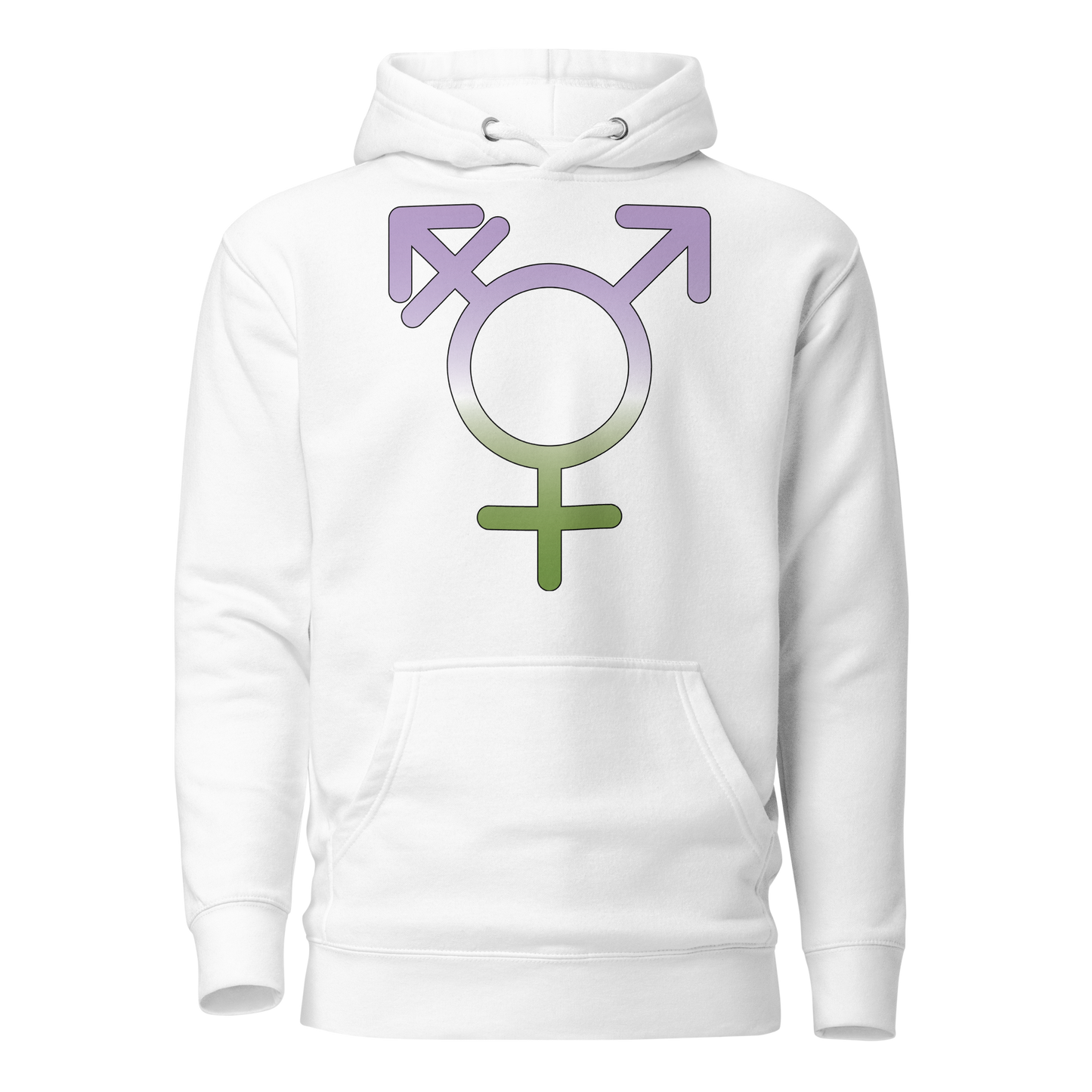 Transgender Symbol - Genderqueer Pride Unisex Hoodie