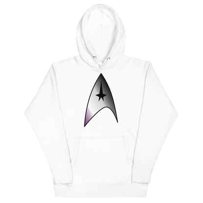 Starfleet Insignia - Asexual/Demisexual Pride Unisex Hoodie