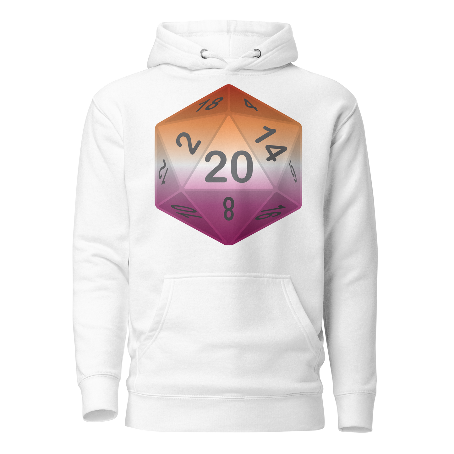 Pride Dice - Lesbian Unisex Hoodie