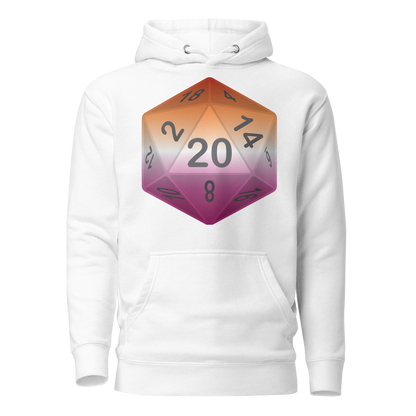 Pride Dice - Lesbian Unisex Hoodie