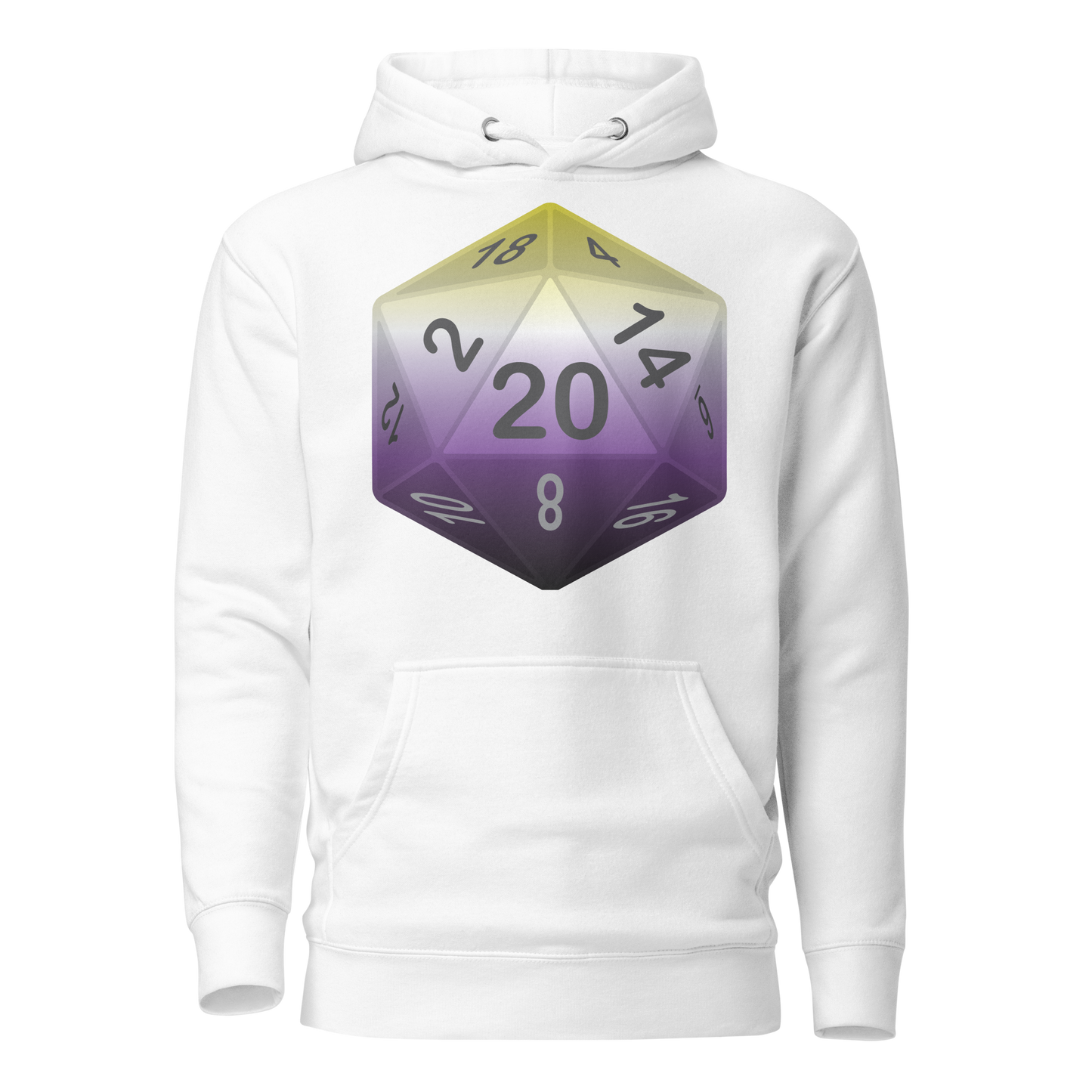 Pride Dice - Non-binary Unisex Hoodie