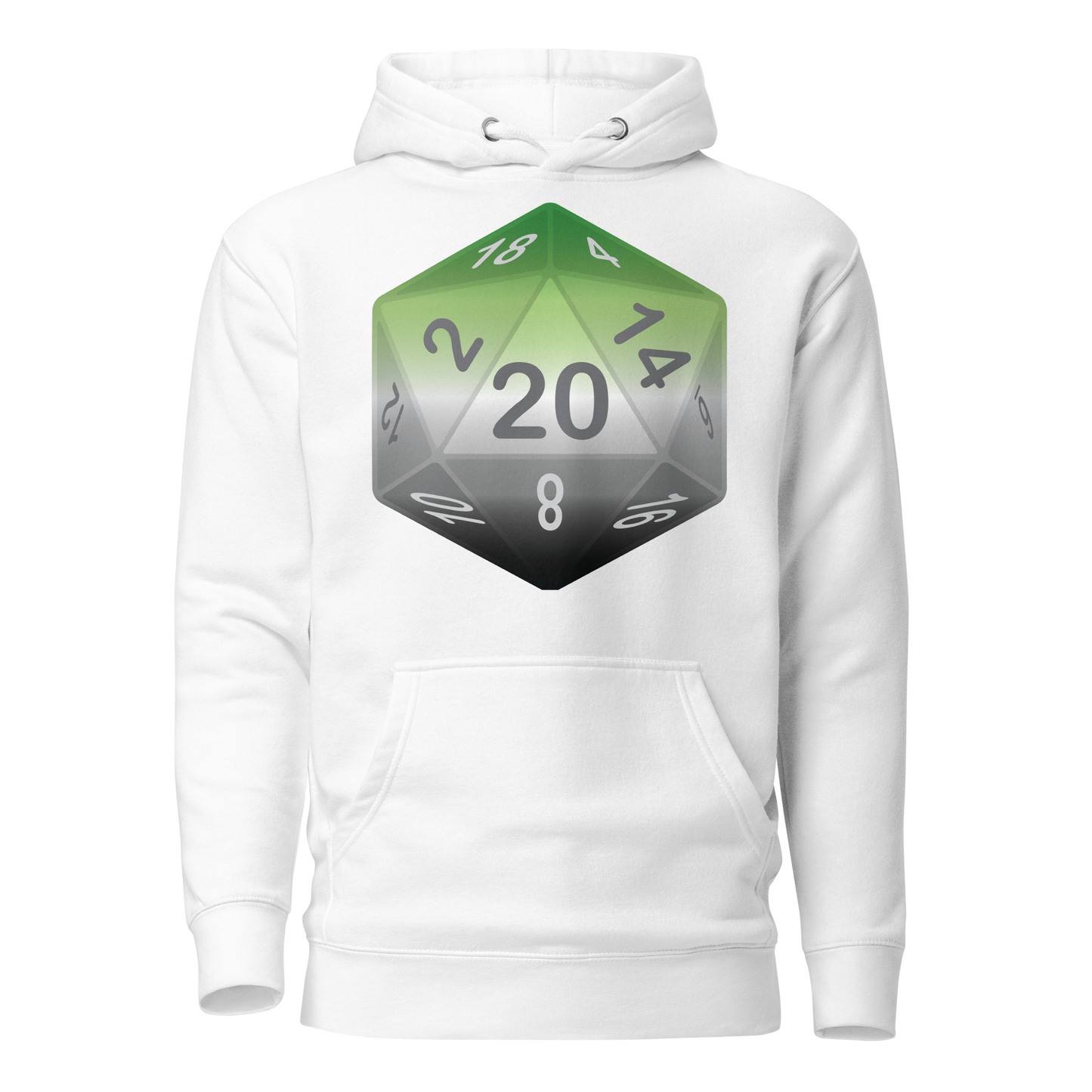 Pride Dice - Aromantic Unisex Hoodie