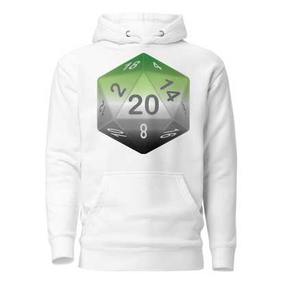 Pride Dice - Aromantic Unisex Hoodie