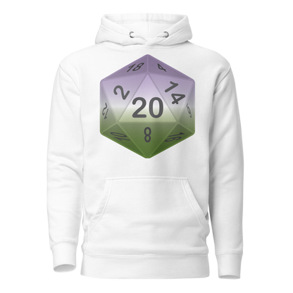 Pride Dice - Genderqueer Unisex Hoodie