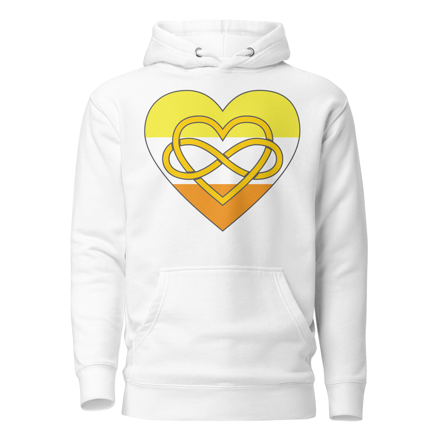 Polyamory Infinity Heart Maverique Pride Unisex Hoodie