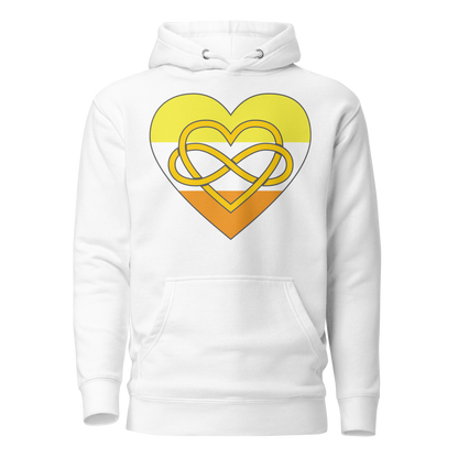 Polyamory Infinity Heart Maverique Pride Unisex Hoodie