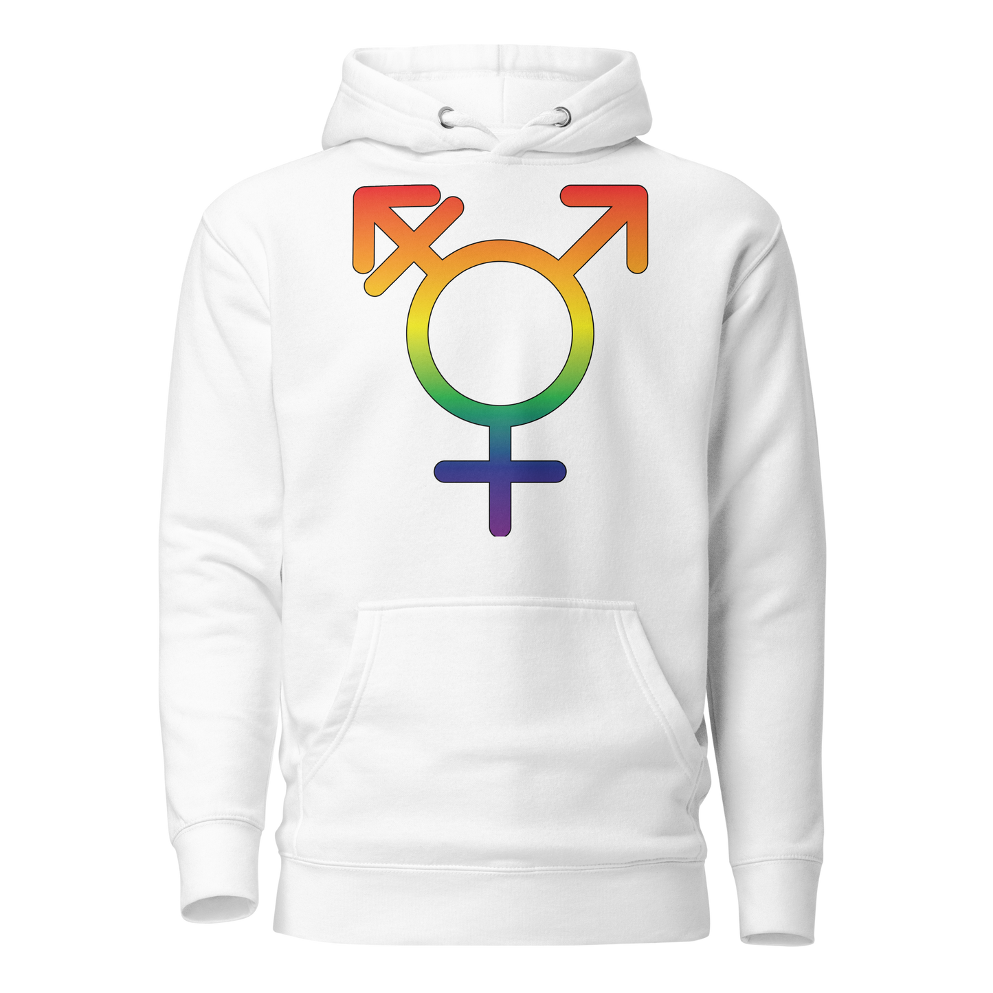 Transgender Symbol - Rainbow Pride Unisex Hoodie