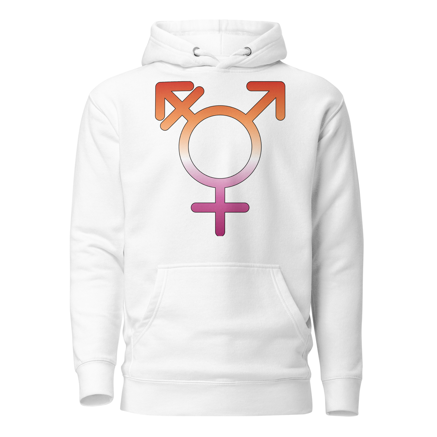 Transgender Symbol - Lesbian Pride Unisex Hoodie